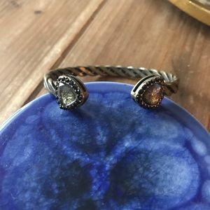 Fashion bronze braided bracelet